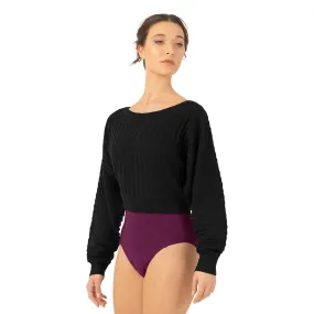 Pull Bloch EVERLYN Z1179 Noir - Avant scène