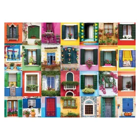 Puzzle Eurographics - Fenêtres Méditerranéennes, 1000 pièces